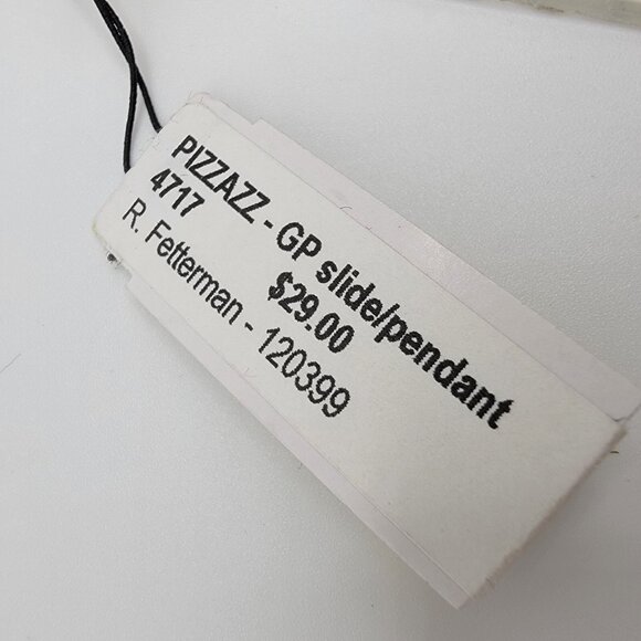 Premier Designs Pizzazz Gold‎ Tone Enhancer Pendant NWT NEW - Picture 5 of 5